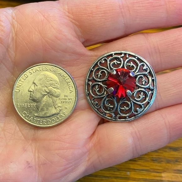 Handcrafted earrings with Swarovski crystal - Picture 4 of 5